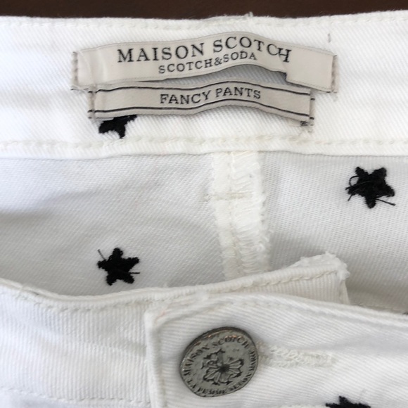 MASON SCOTCH  MID RISE SKINNY JEANS 30/28 WHITE - Picture 3 of 5